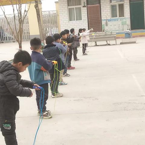 凝心聚力促“双减”   五育并举助成长————殷都区许家沟乡小寨小学跳绳社团活动纪实（3月23日）