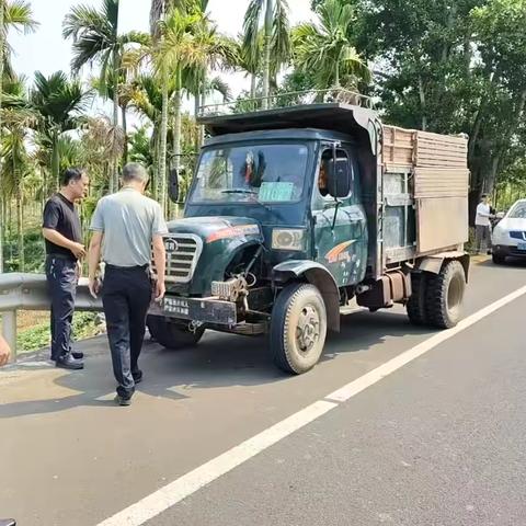 定安县开展“警农”联合执法行动