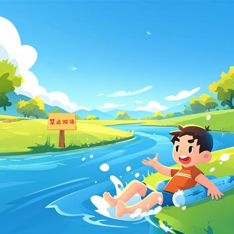 珍爱生命，谨防溺水洛市中学暑期防溺水宣传活动