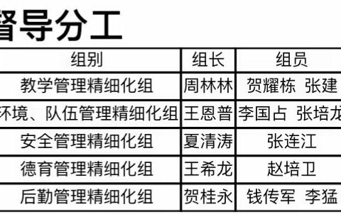 推进精细化管理 促进高质量发展——202高川乡中心校精细化管理联查活动纪实