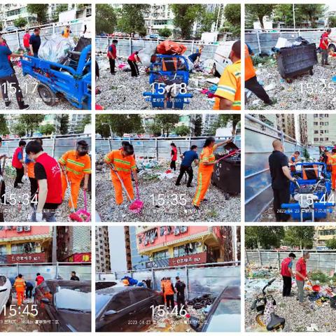 2023年4月23日 龙华城市管家项目 卫生死角专项清理行动