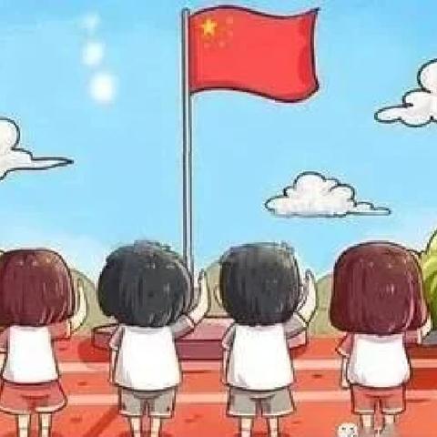 泰山区【灵山爱心幼儿园】每周一“升国旗仪式”