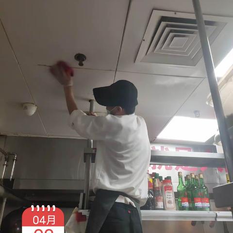 龙德店厨房大扫除2023.4.2号