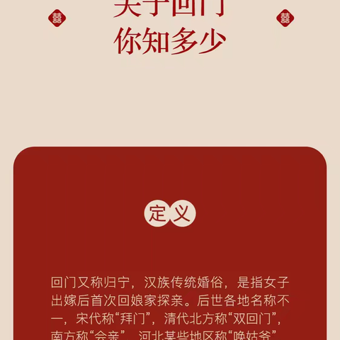 关于新婚“回门”