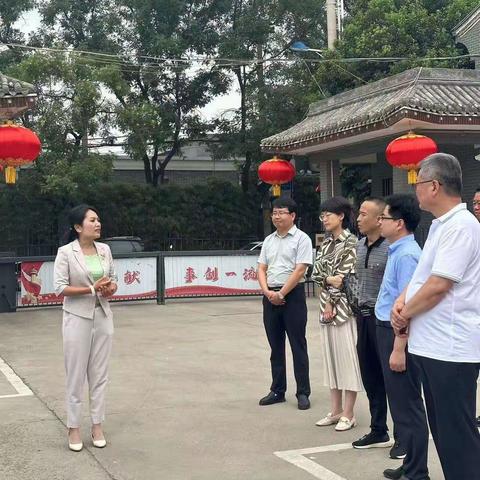 【金城街道】渭南市委改革办调研学习金城街道“四联调解”一站式群众工作法