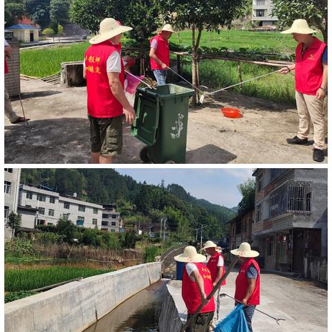 廷坪乡开展中秋节前河道环境卫生整治暨9月份巡河护河行动