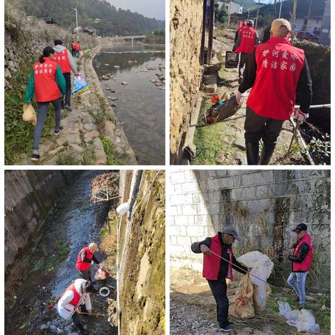 廷坪乡积极开展节后河道保洁及巡查工作