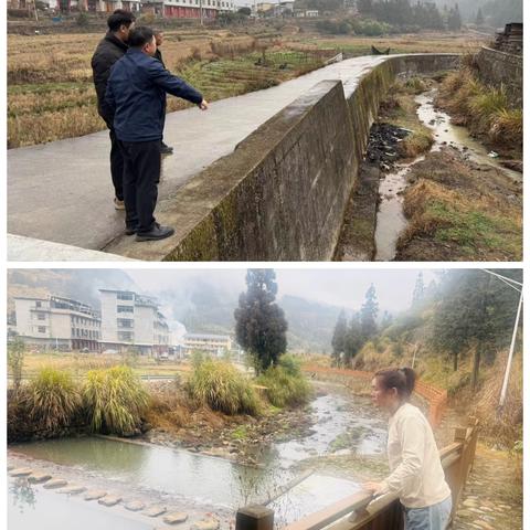 廷坪乡开展3月份“河长日”巡河工作