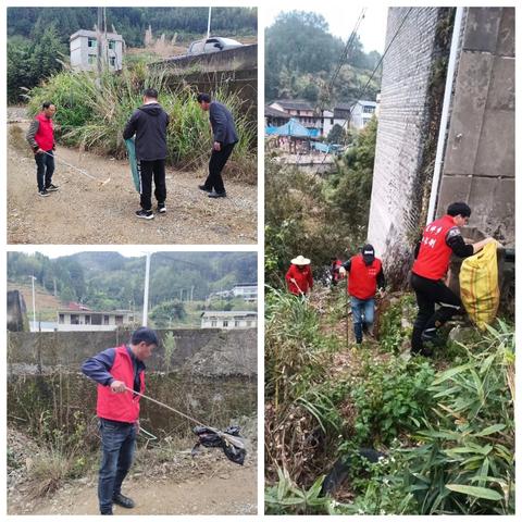 廷坪乡开展11月份“河长日”暨“护河爱水、清洁家园”行动