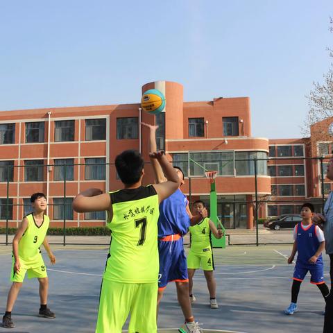 喜迎梨花会 阳信县全民健身运动会 中小学体育联赛“群发牧业杯”篮球赛精彩纷呈