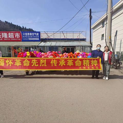 大阳岔镇大阳岔社区开展：“文明祭祀 绿色清明”主题党日宣传活动