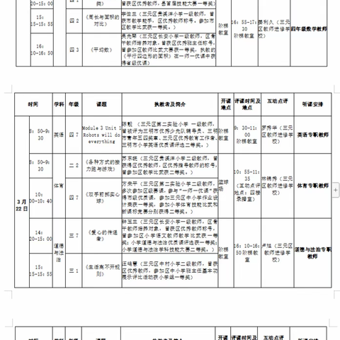 以评价提效课堂，借反馈助推成长 ——记三元区2022-2023学年第二场教育教学开放周