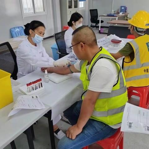 【建证·幸福关怀】情系一线农民工，健康体检进工地