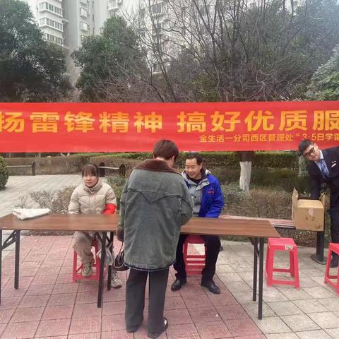 雷锋精神传天下 真诚奉献为大家——桃园三坊社区开展“学雷锋志愿服务活动”