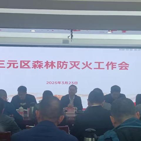 三元区召开2025年森林防灭火工作会