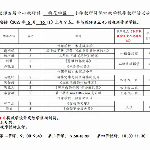 迎视导继往开来 促提升谱写新篇——藁城区教师发展中心教研科梅花学区课堂视导纪实