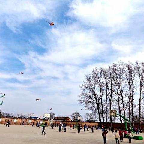 【“筝”舞蓝天 童心飞翔】                     ——什社小学放风筝活动纪实