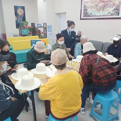 👒友爱街“母亲节”DIY手工草帽👒