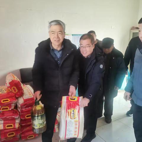 【党建引领送温暖，爱心企业暖人心】西王庄村开展春节慰问活动