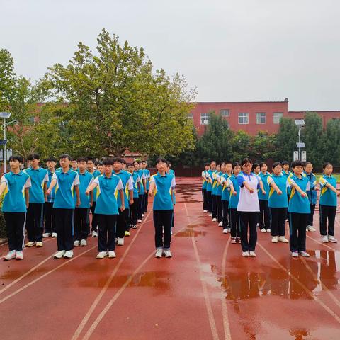 好雨知时节 ，“军训”乃发生——照镜镇第一初级中学军训系列报道二