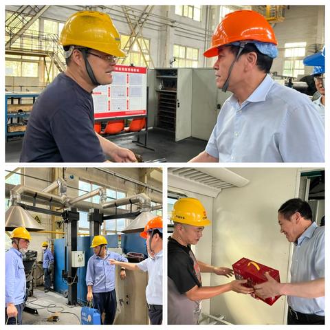 市总工会领导赴陕鼓集团中车车辆 调研送清凉 ‍