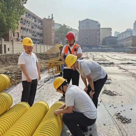 【事业一部】青云谱区旧改安置房周边道路排水工程项目开展国庆节前安全大检查