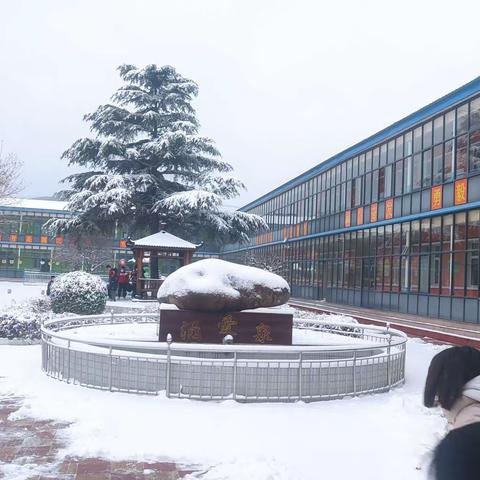 【铜冶镇南任村小学少工委】师生齐扫雪 安全暖人心——南任村小学全体师生扫雪纪实