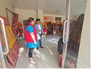 兴华街道绿林社区加强日常监督拧紧安全生产“总阀门”