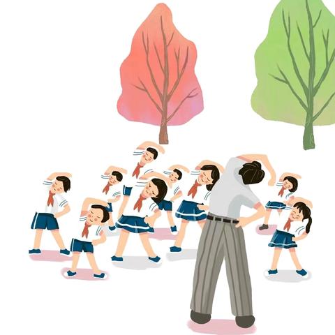 国庆假期的活力广播体操——七彩阳光