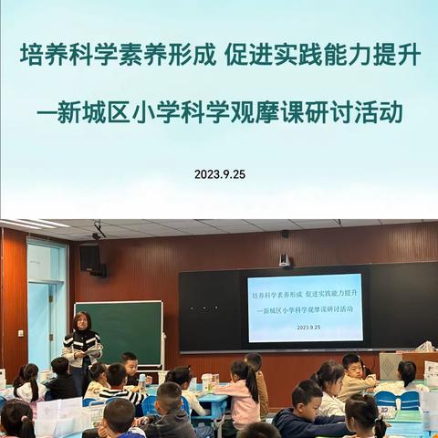 培养科学素养形成 促进实践能力提升—新城区小学科学观摩课研讨活动总结