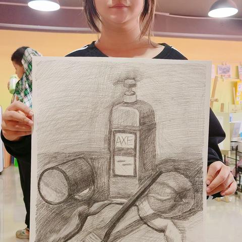 驼铃文化-🎨梵高画室✨2023秋季班第三节绘画课（辅导老师：韩娟）