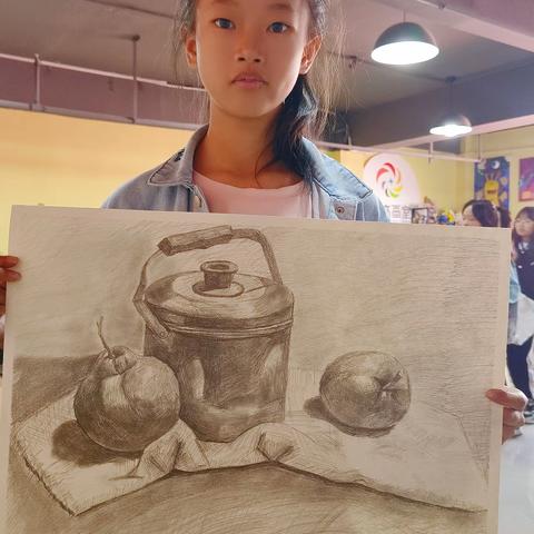 驼铃文化-🎨梵高画室✨2023秋季班第四节绘画课（辅导老师：韩娟）
