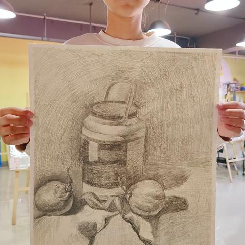 驼铃文化-🎨梵高画室✨2023秋季班第六节绘画课（辅导老师：韩娟）