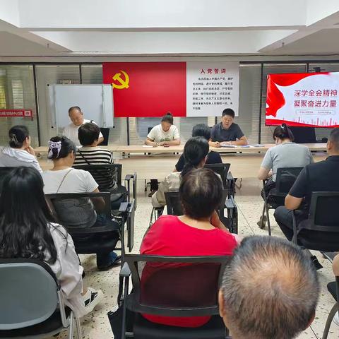 【前进街道棉纺社区】“深学全会精神，凝聚奋进力量”九月主题党日活动