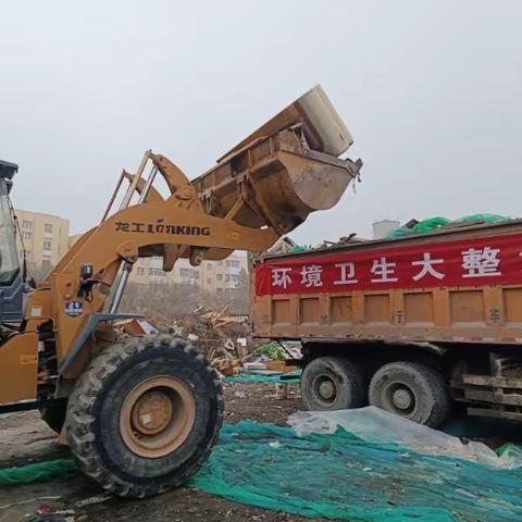 环境卫生大整治，环卫工人在行动