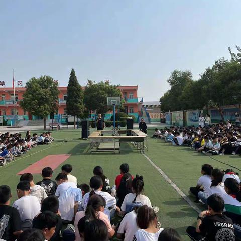 珍爱生命，预防溺水——高庄中心小学防溺水演练