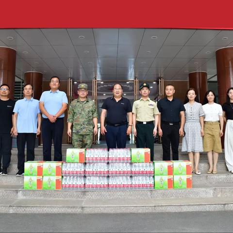 共叙鱼水深情 共谱双拥新篇——三门峡市育才小学开展“八一”慰问活动