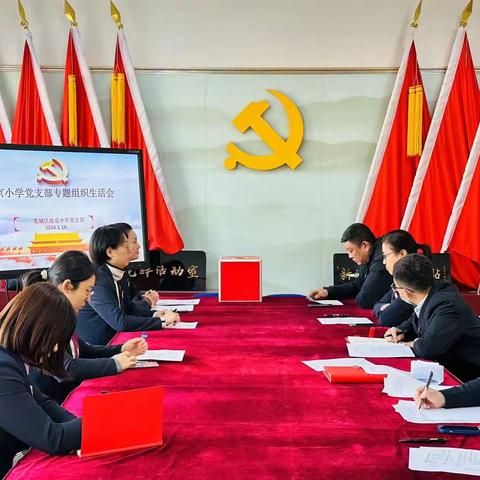 南京小学党支部2023年组织生活会