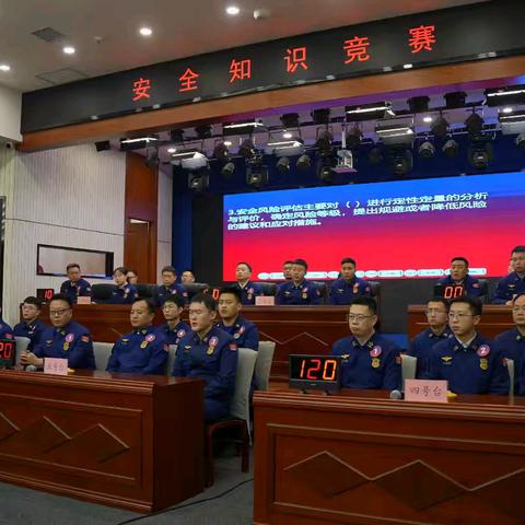 铜川支队召开全市消防救援队伍安全工作会议暨安全知识竞赛
