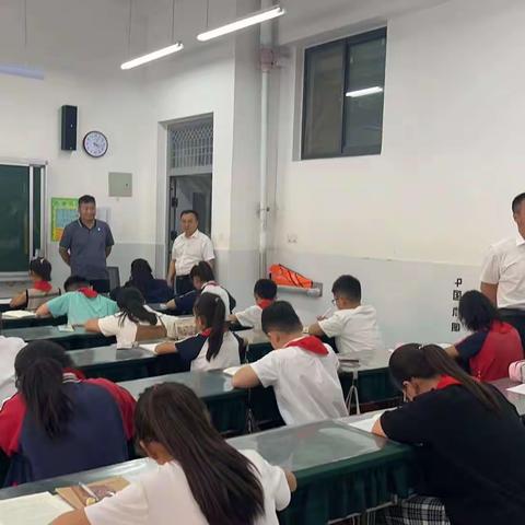 范县读写背算能力竞赛暨学业质量抽测思源小学部赛场