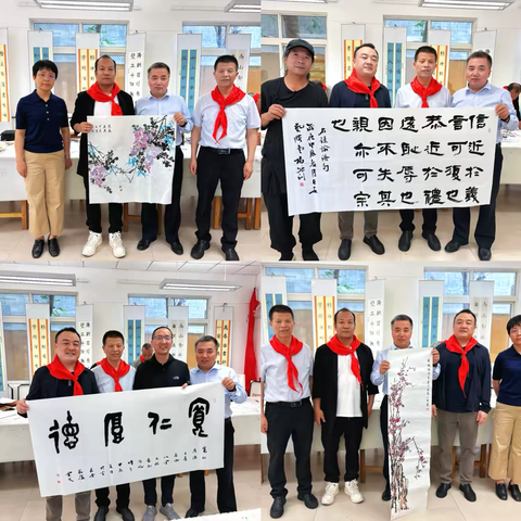 “翰墨书长乐 丹青绘未央”——未央区政协书画院走进楼阁台小学开展书画进校园活动