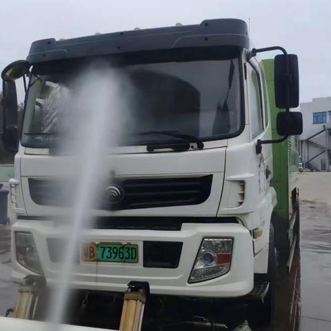 2023.10.04.江西宜丰项目作业车辆清洗图、今日出车7台。