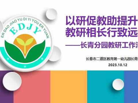 【研训篇】深入调研助落实 精准指导促提升——长青分园迎接二道区进修学校专项调研工作纪实