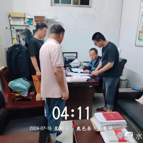 鹿邑县城市绿地建设中心 积极防汛讲实效