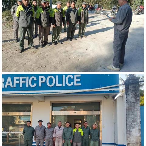 毛阳管理站——开展2025年春节前清山巡护行动