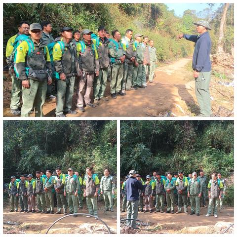 毛阳管理站-冬季联合清山行动