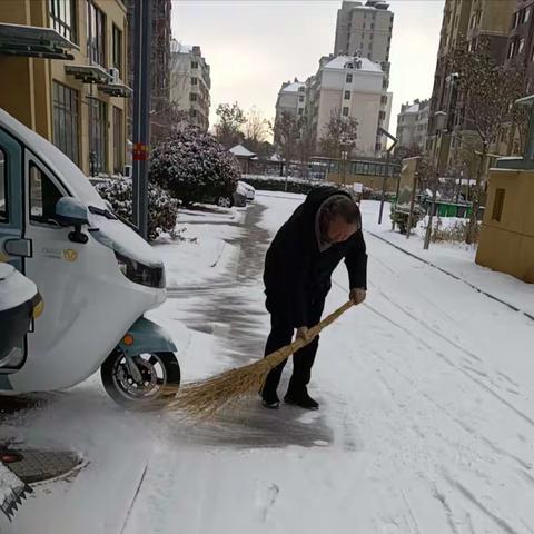 【春风润岱岳   和美结硕果】二十里埠村进行道路除雪志愿服务活动