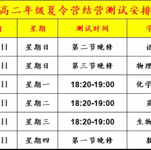 记录校园生活：高二(12班)(2023.08.14-08.19)