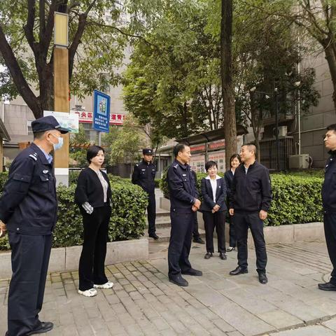 汉城街道青东社区社工室II警社共治 齐促和谐