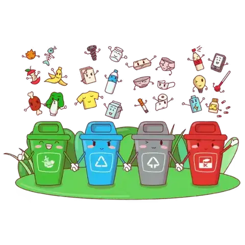 垃圾分类始于心 绿色环保我先行——白水煤矿中学开展了垃圾分类主题活动